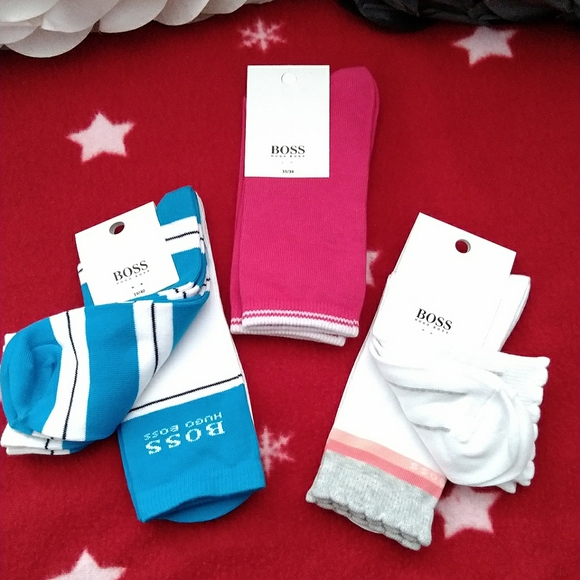 5prs Auth Hugo Boss kids socks - NWT - Picture 4 of 6